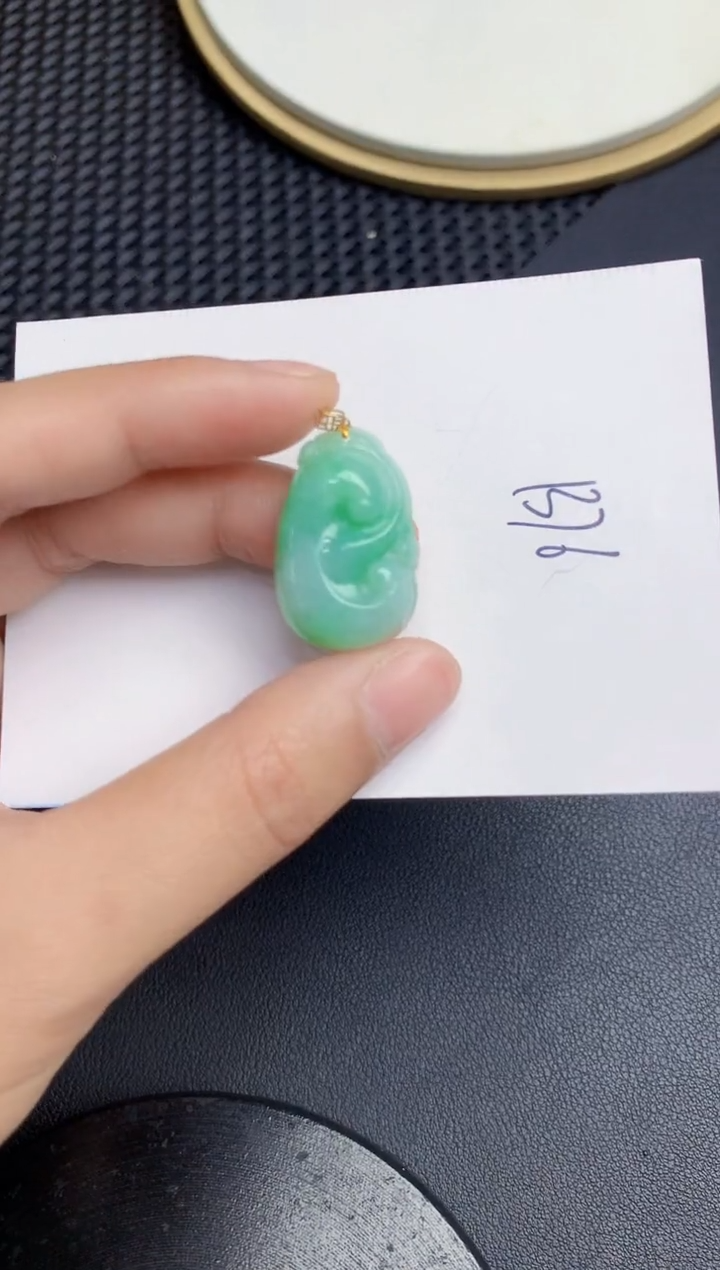【闪购商品】翡翠颈饰18K金镶嵌000000000