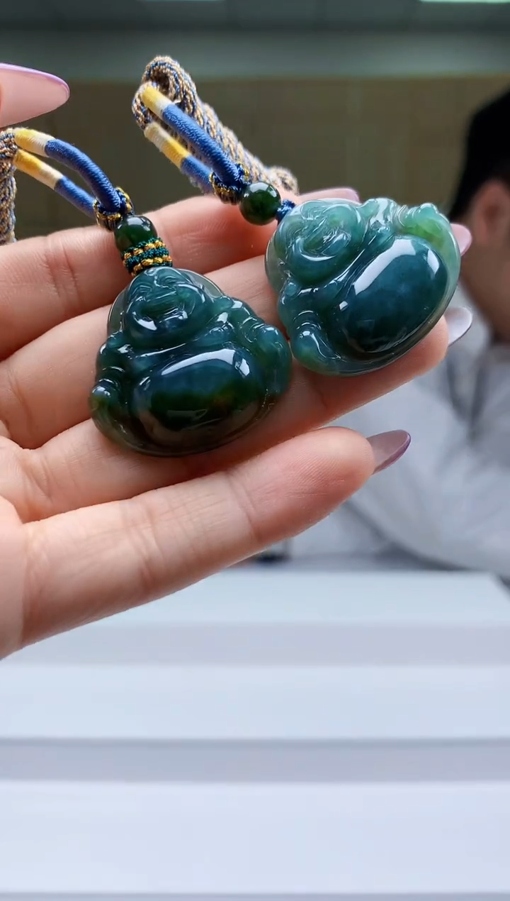 【闪购商品】定制翡翠未镶嵌5028ty-毛货挂件129