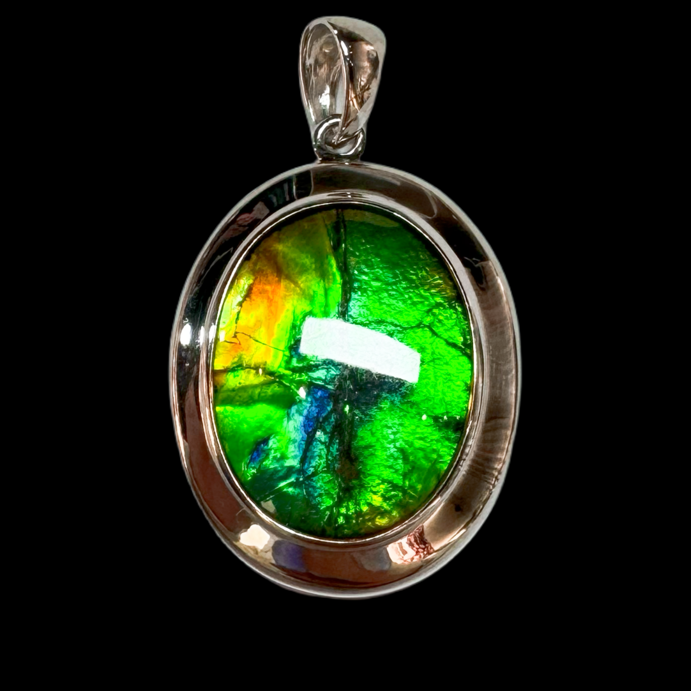 【斑彩石】24mm BC 产地：加拿大 古贝壳P15