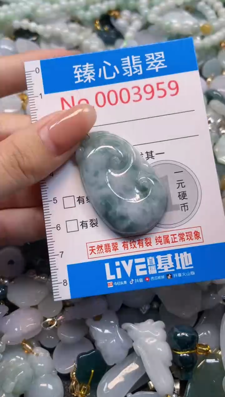 颈饰未镶嵌翡翠3959