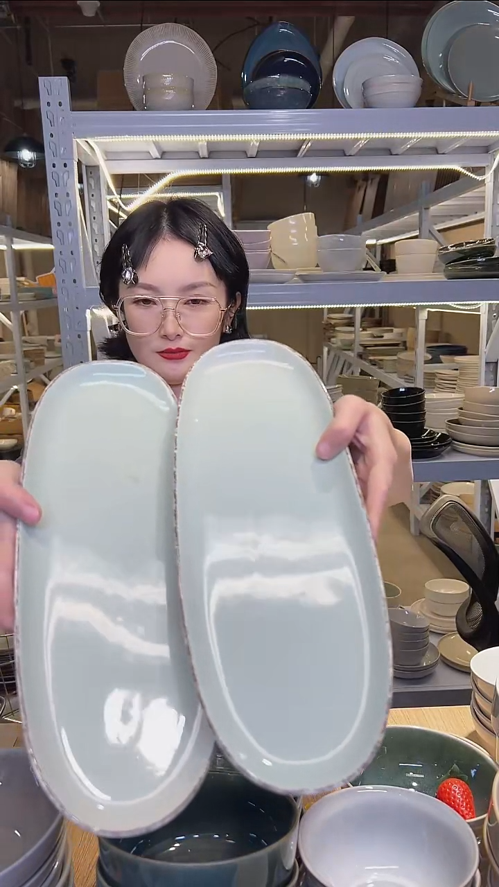 瓷263外贸尾货高温釉下彩陶瓷餐具默认微瑕