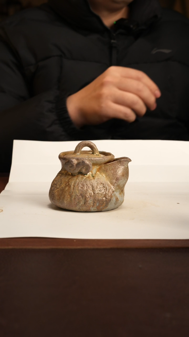 【闪购商品】杯206柴烧手工拉胚盖碗福利款