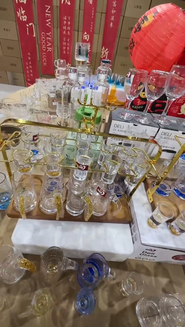 【闪购商品】玻璃无盖款直播专属透明10+10+杯架