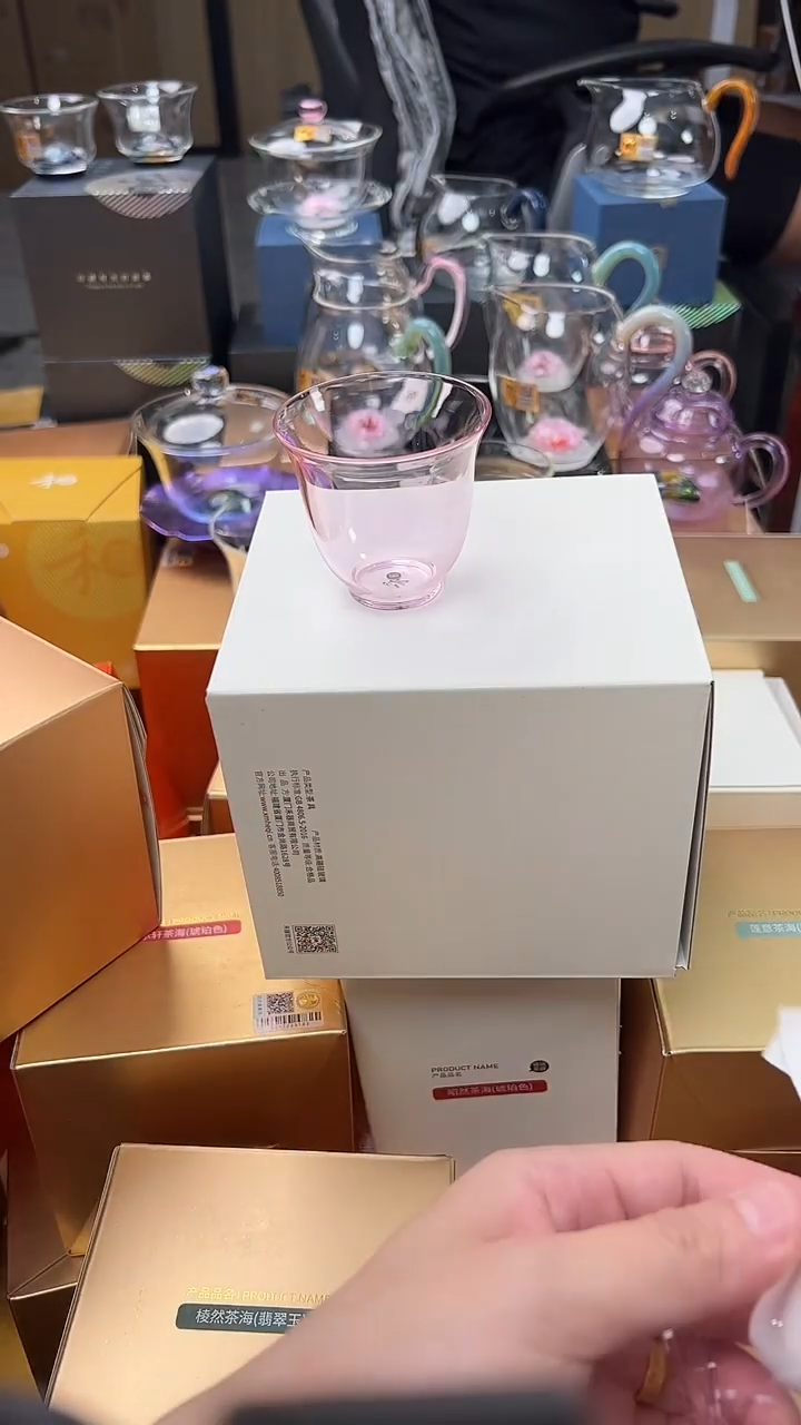 @@禾器晶彩韵杯浅粉色1只
