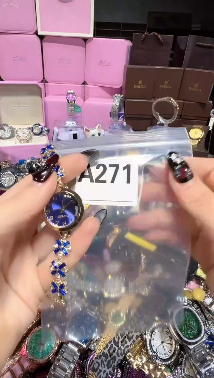 石英机芯不锈钢不锈钢直播定闪专用