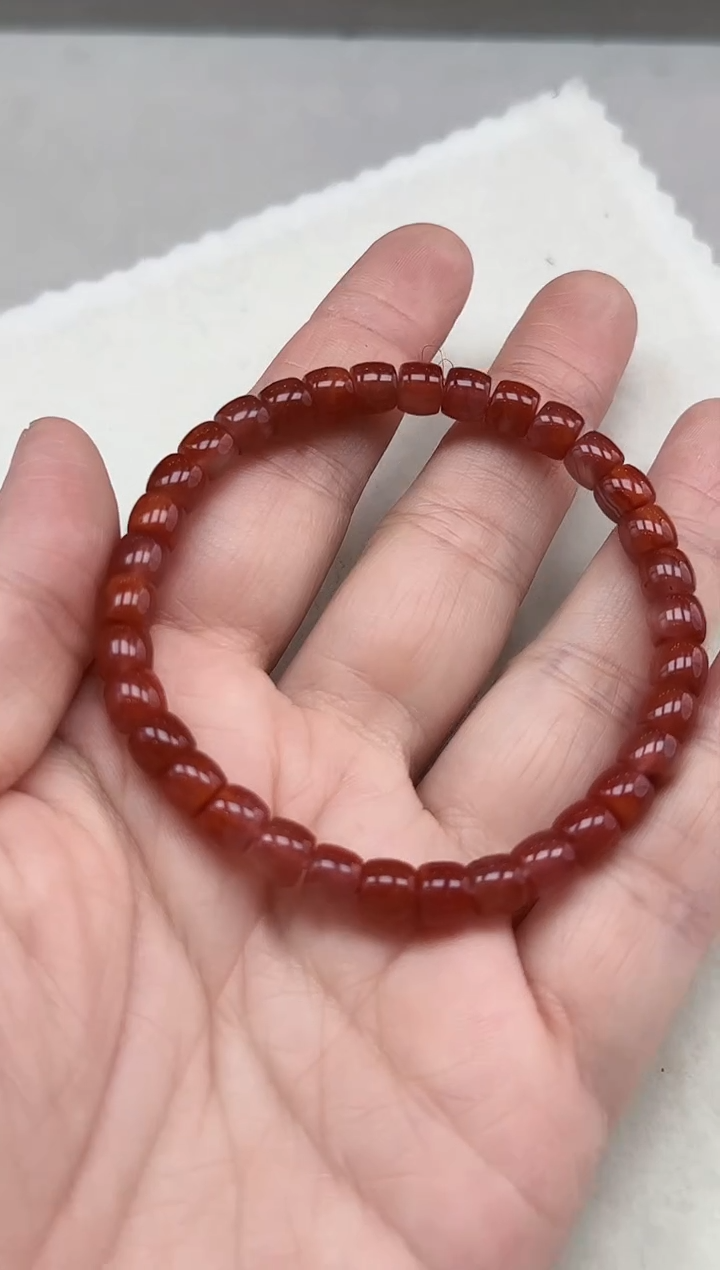 【闪购商品】南红玛瑙手链未镶嵌手串