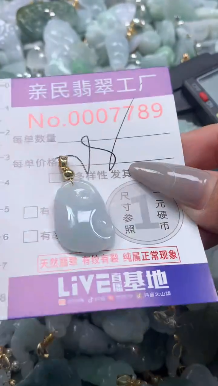 颈饰未镶嵌翡翠7789