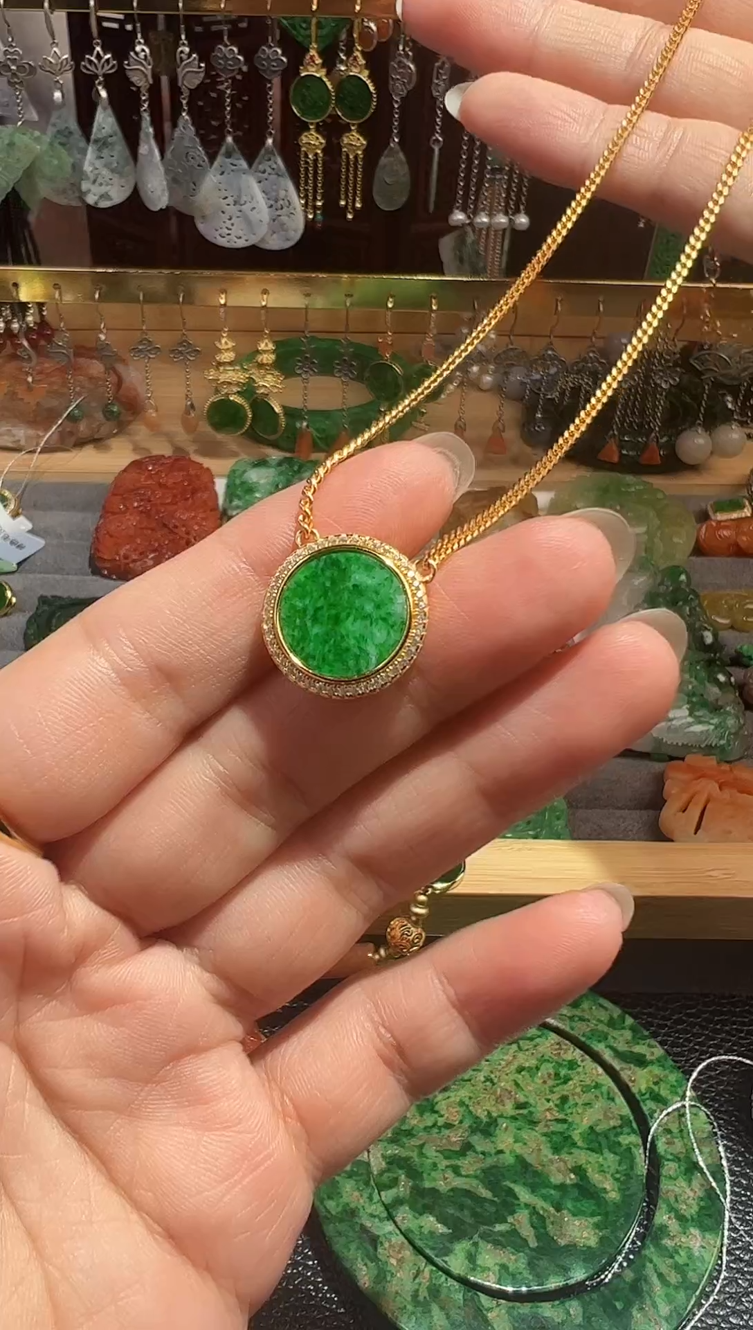 【闪购商品】翡翠颈饰未镶嵌翡翠项链