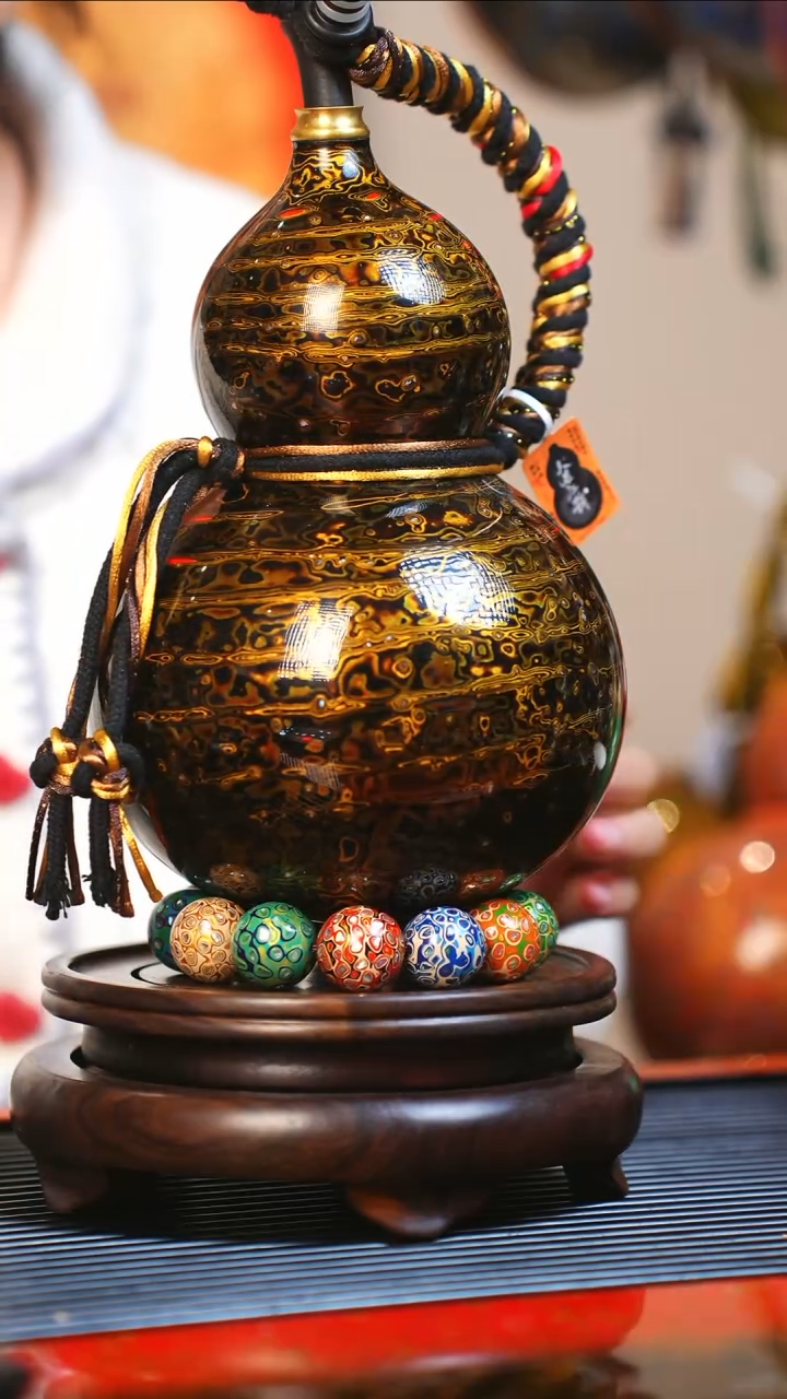 【闪购商品】JX130大师姐臻选非遗大漆酒葫芦