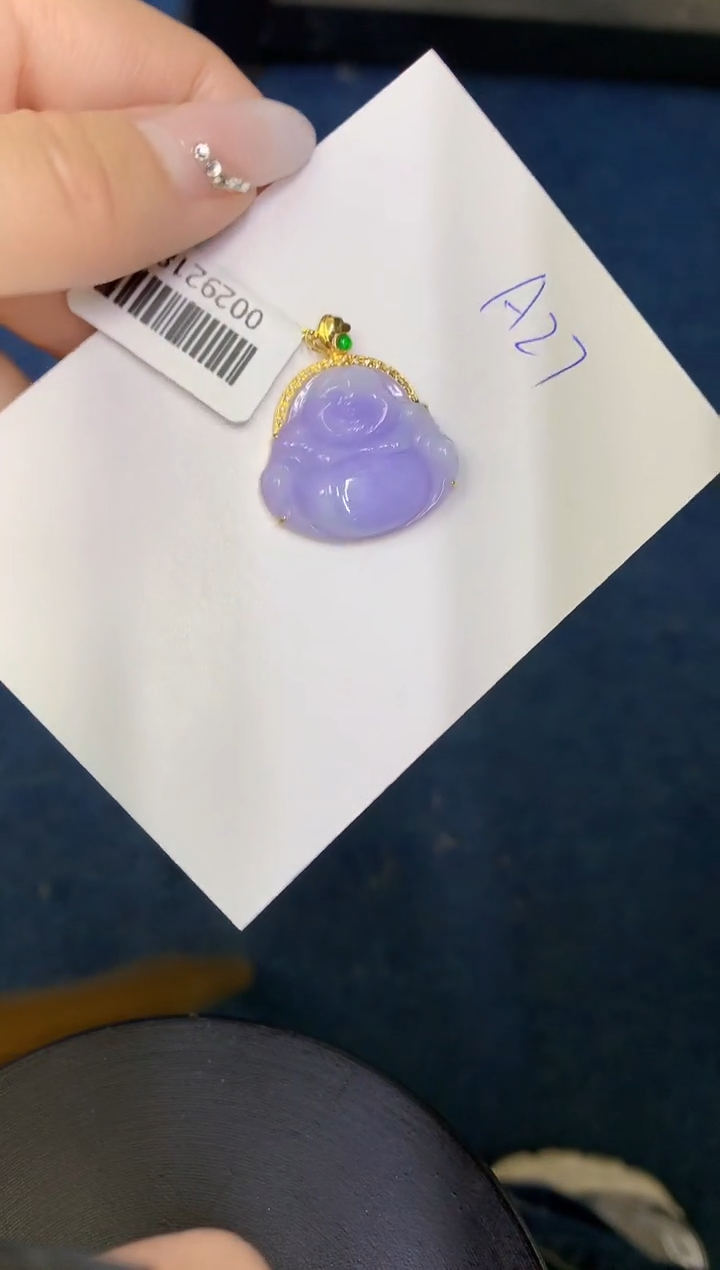【闪购商品】翡翠颈饰18K金镶嵌00000000000
