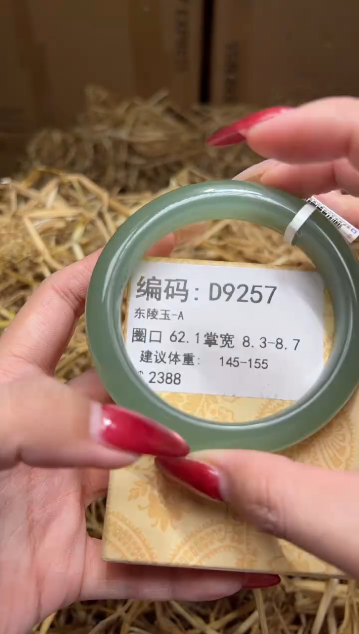 未镶嵌手镯石英质玉D9257