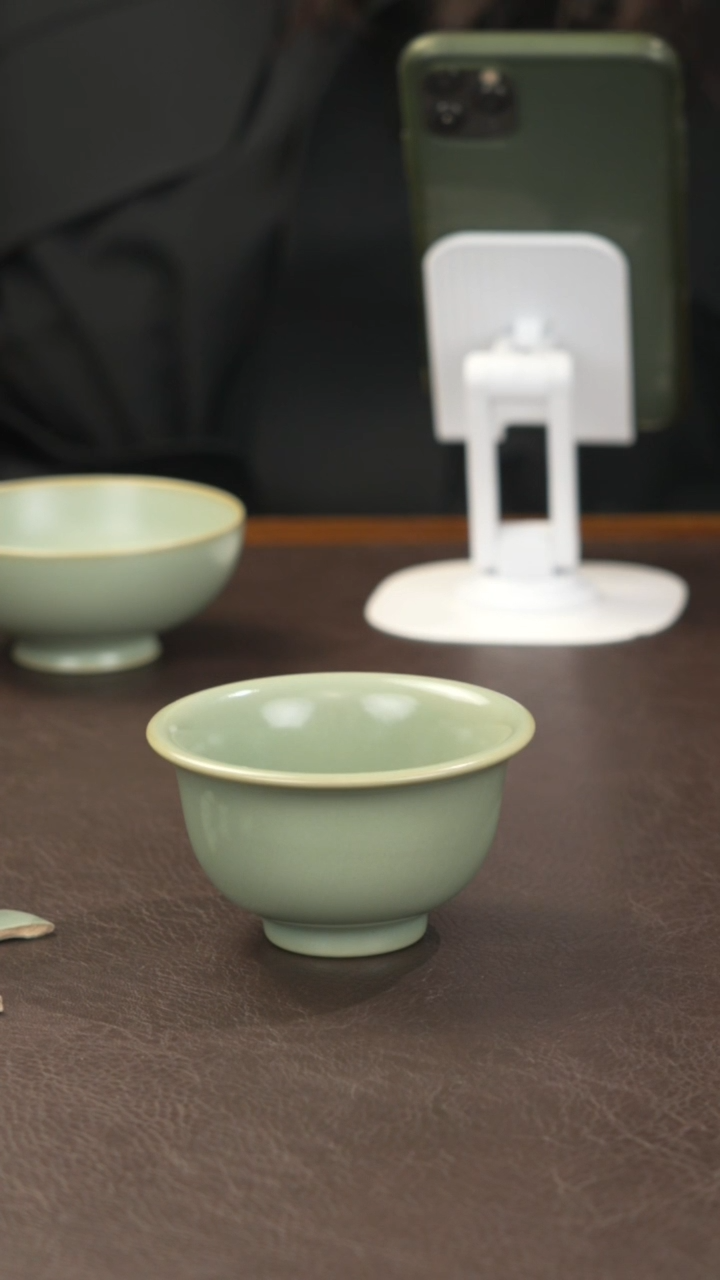 陶宣宝汝瓷原矿原釉手工作品