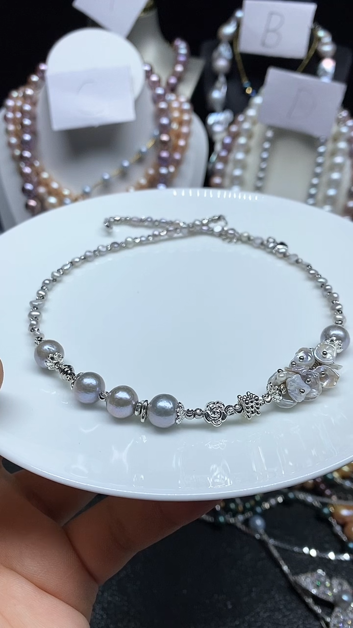 【闪购商品】淡水珍珠颈饰未镶嵌多人