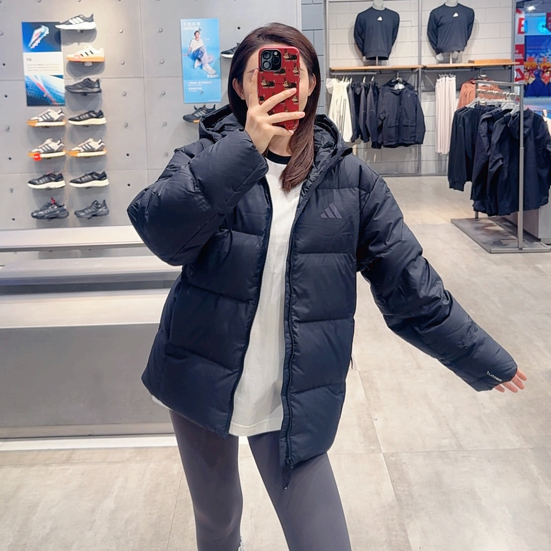 adidas/阿迪达斯新款男女同款保暖御寒时尚休闲户外羽绒服KC2478