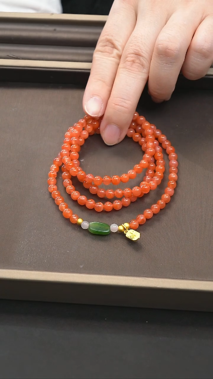 【闪购商品】南红玛瑙手串未镶嵌南红
