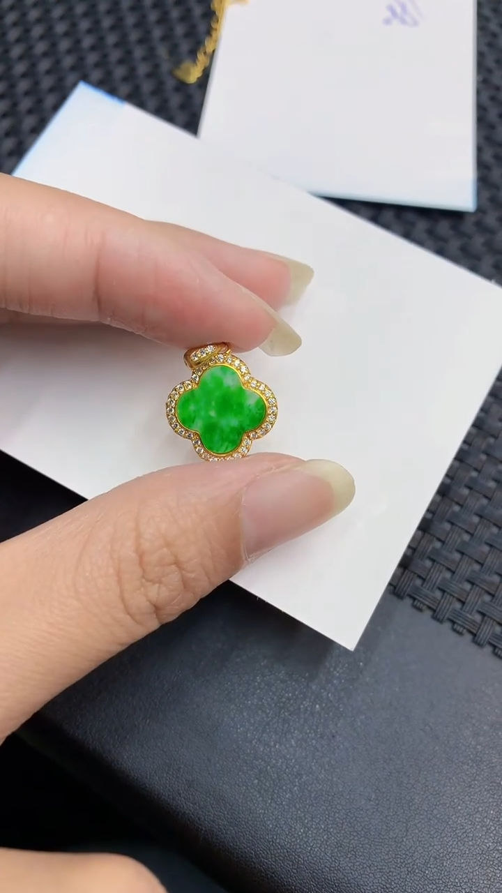 【闪购商品】翡翠颈饰银S925镶嵌            8
