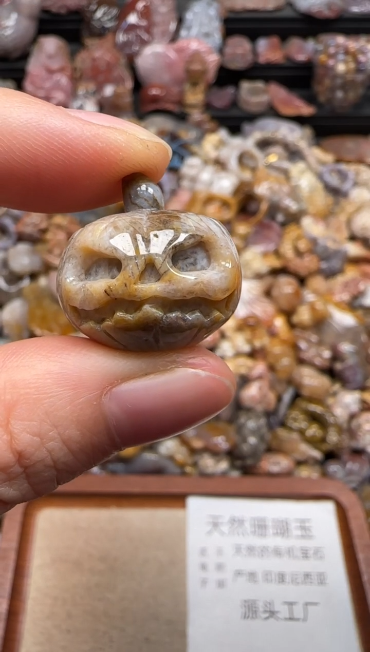 【闪购商品】硅化珊瑚（珊瑚玉）颈饰未镶嵌656