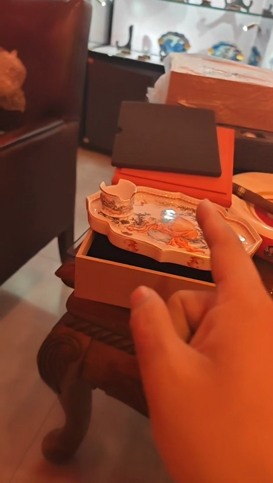 陶M**k钟馗雪茄盘无包装不退换31