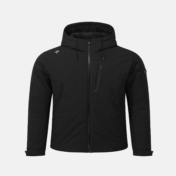 DESCENTE/迪桑特冬季新款宽松版型棉服连帽外套SQ321SPD97