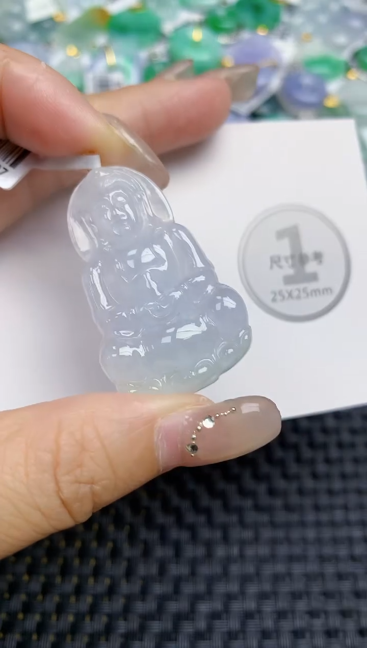 颈饰18K金镶嵌翡翠天然缅甸A货翡翠百元以上9元证书费自理