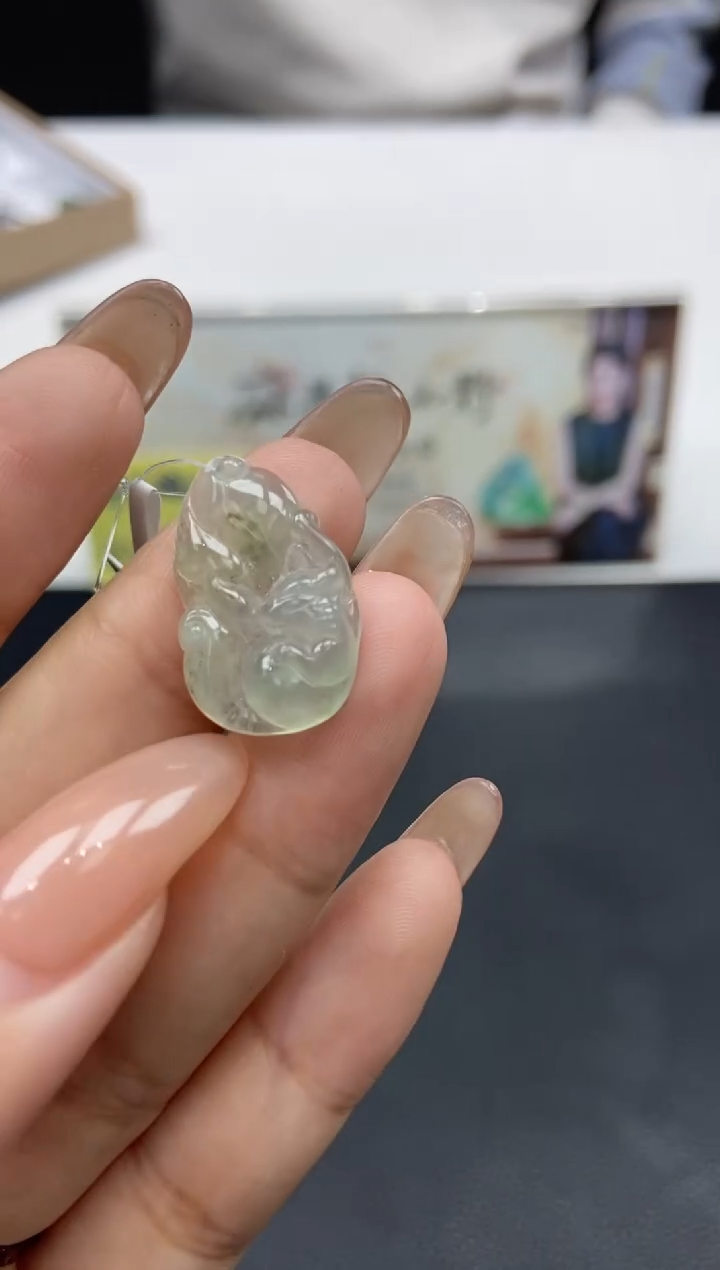 【闪购商品】翡翠颈饰未镶嵌天然翡翠A货07