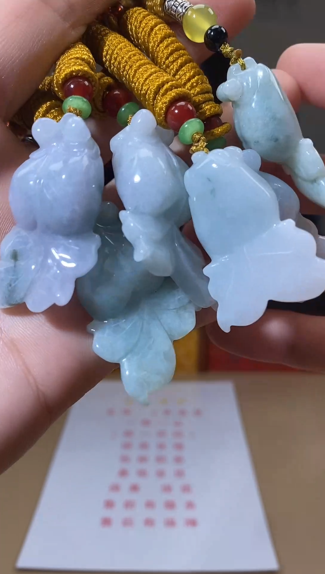 【闪购商品】翡翠颈饰未镶嵌天然A货翡翠金鱼（多样性发一）