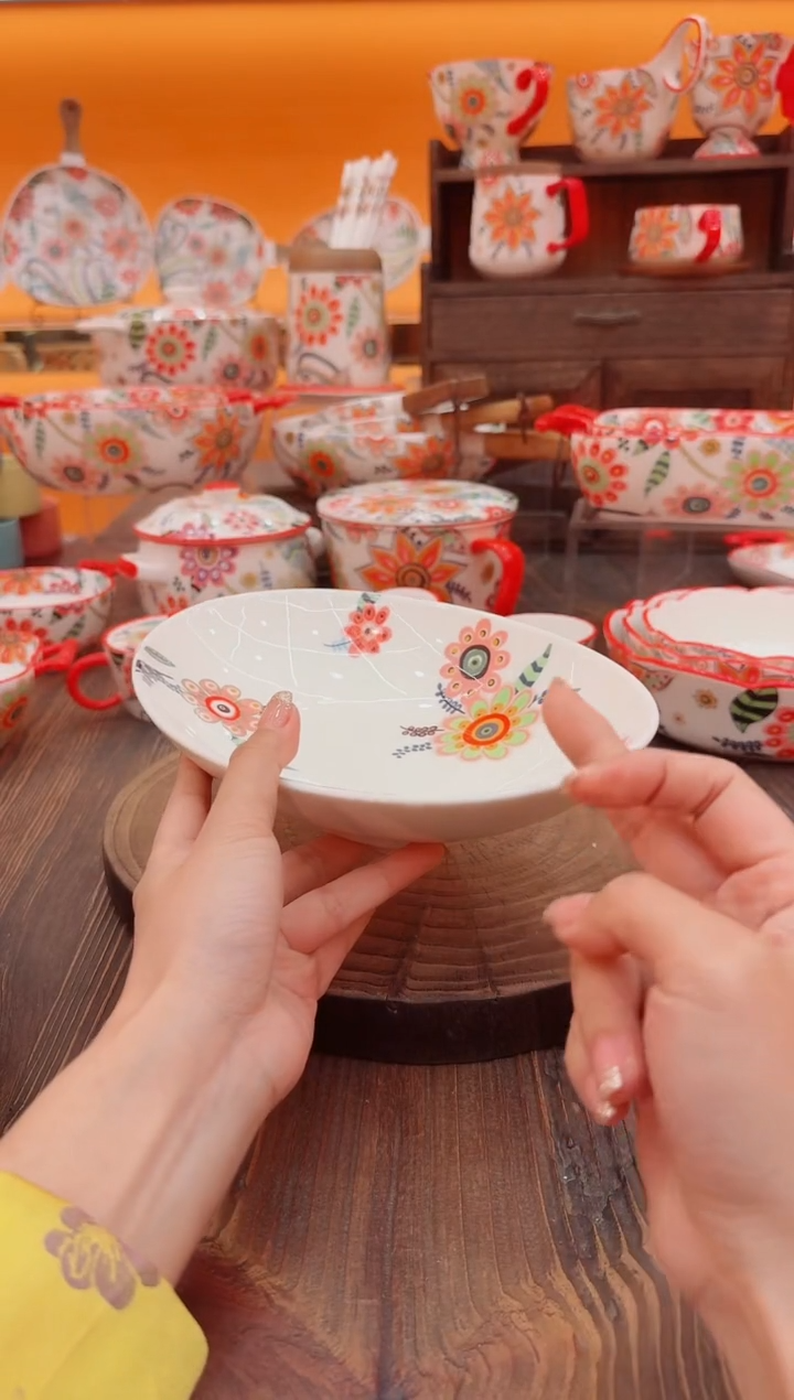 罐景德镇陶瓷罐盘碟子碗