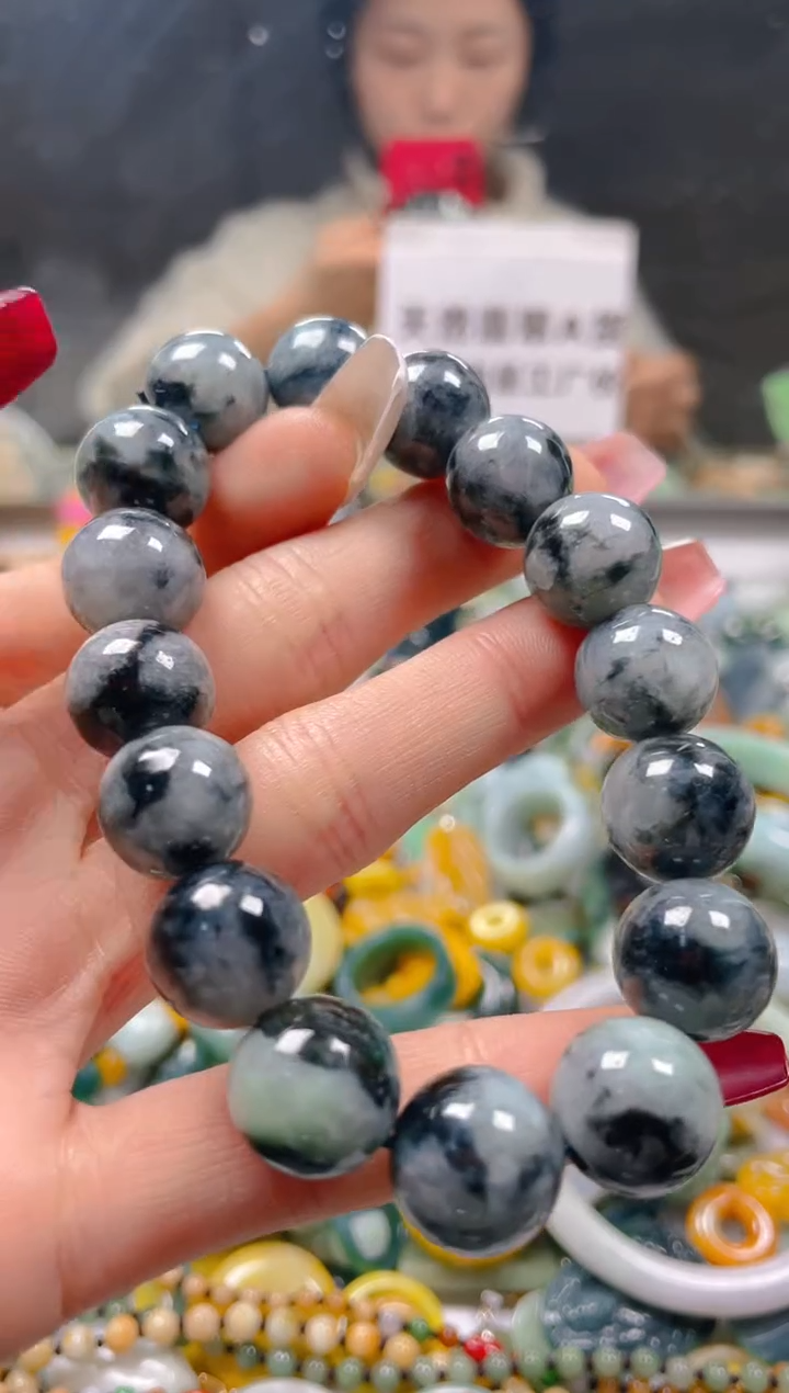 【闪购商品】翡翠颈饰未镶嵌13-14MM/C/翡翠A货一图一物