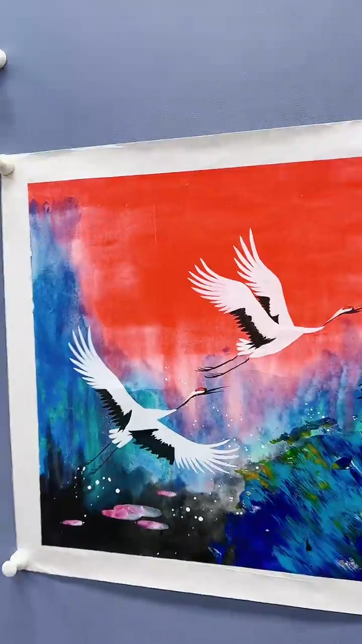 【闪购商品】绘画赵燮绘画2.2平尺仙鹤