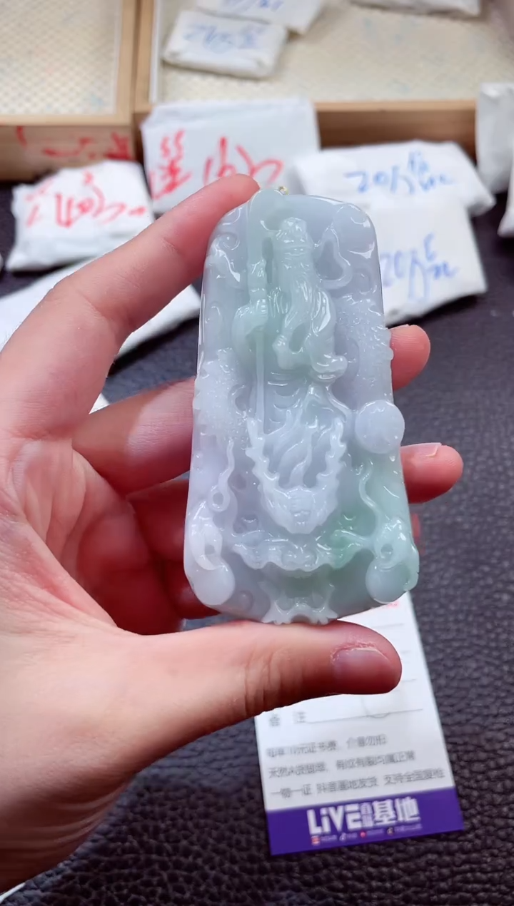 翡翠未镶嵌颈饰0000060