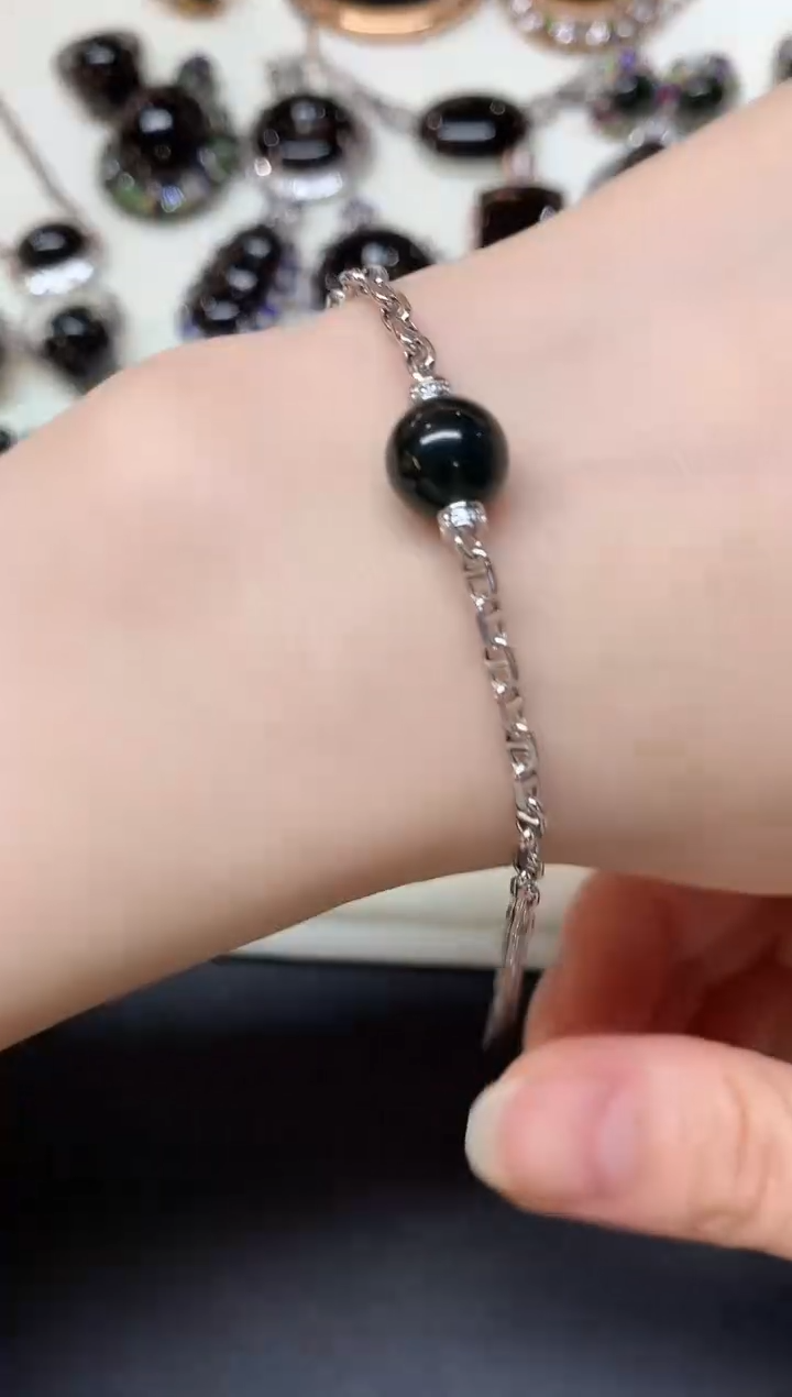 18K金镶嵌手链翡翠A10|3999