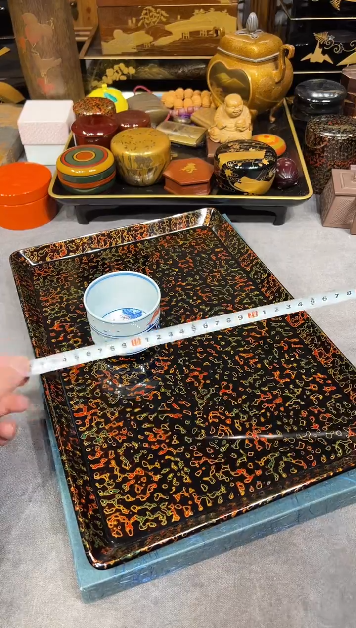 菠萝漆茶盘大漆漆器大漆漆器