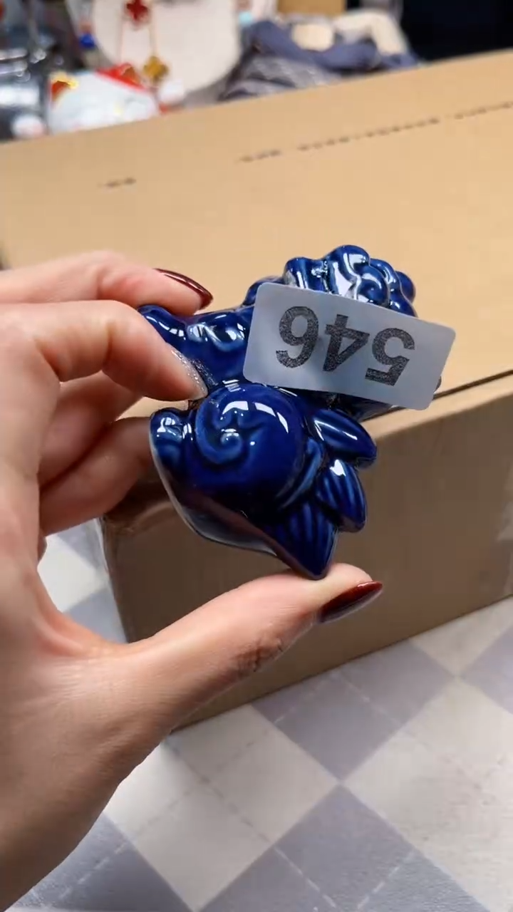 瓷片陶茶666文玩周边多人 蓝盒子