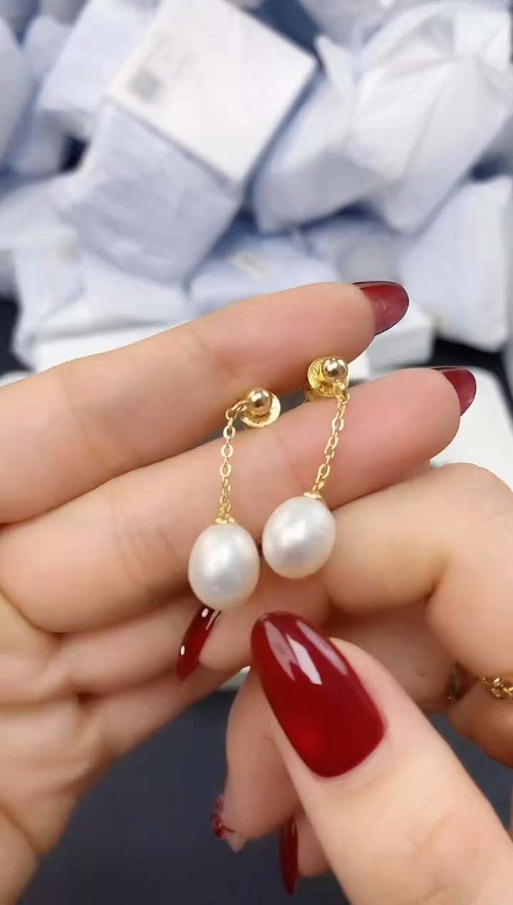 未镶嵌耳饰淡水珍珠ED1067