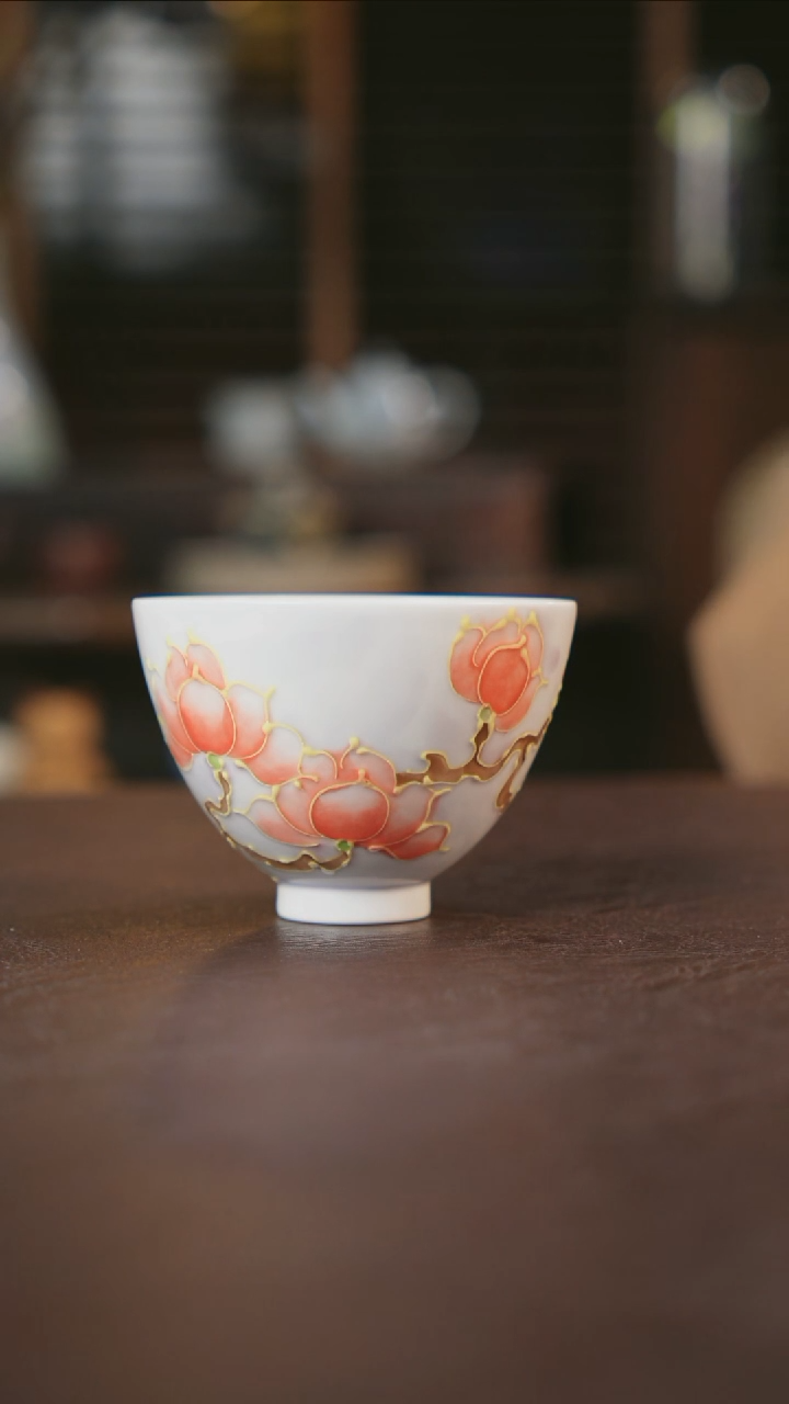 【闪购商品】杯景德镇陶瓷杯碗柴烧多人