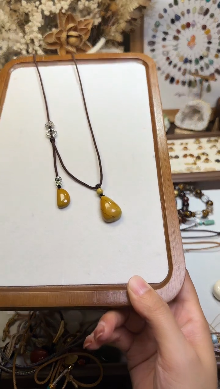 水晶摆件未镶嵌项链