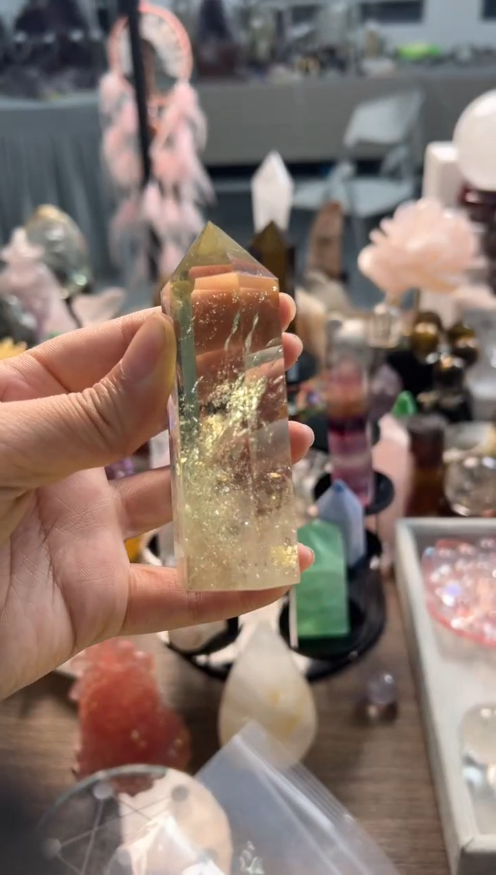 未镶嵌珠宝半成品水晶M807 约9.0cm