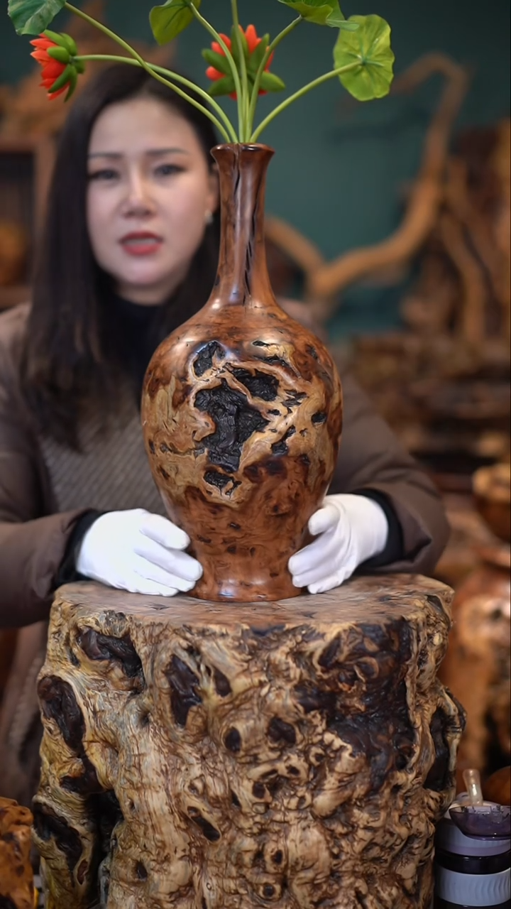 【闪购商品】枣木雷击枣木玉壶春