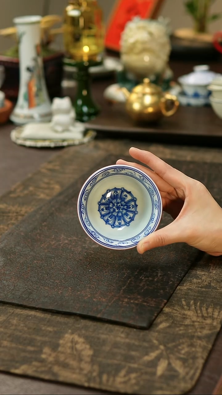 景德镇陶瓷杯碗柴烧多人