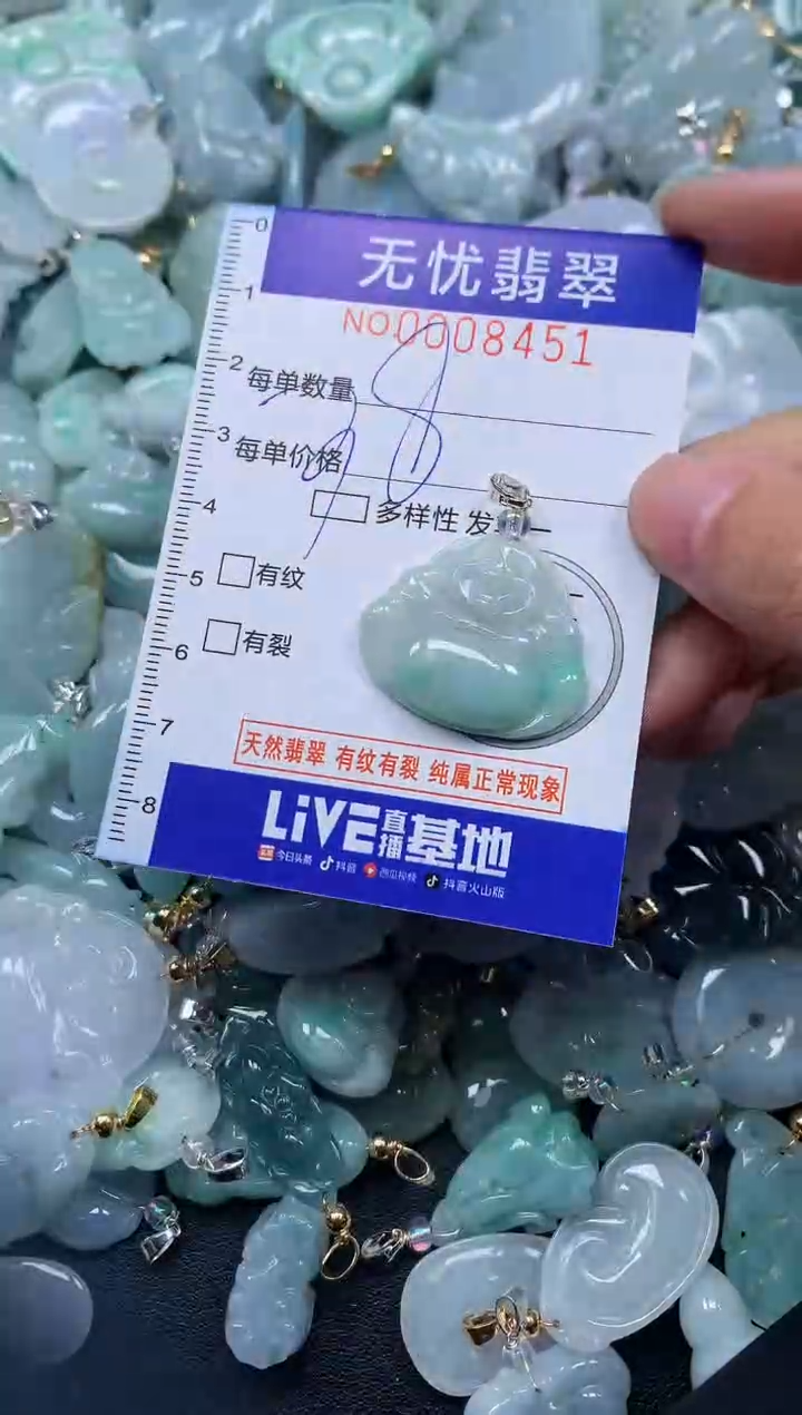 颈饰未镶嵌翡翠8451