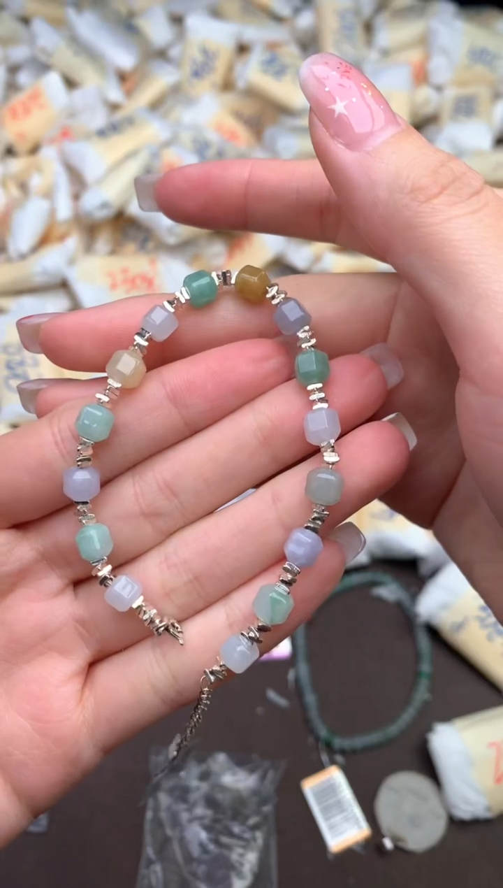 【闪购商品】翡翠手链银S925镶嵌—