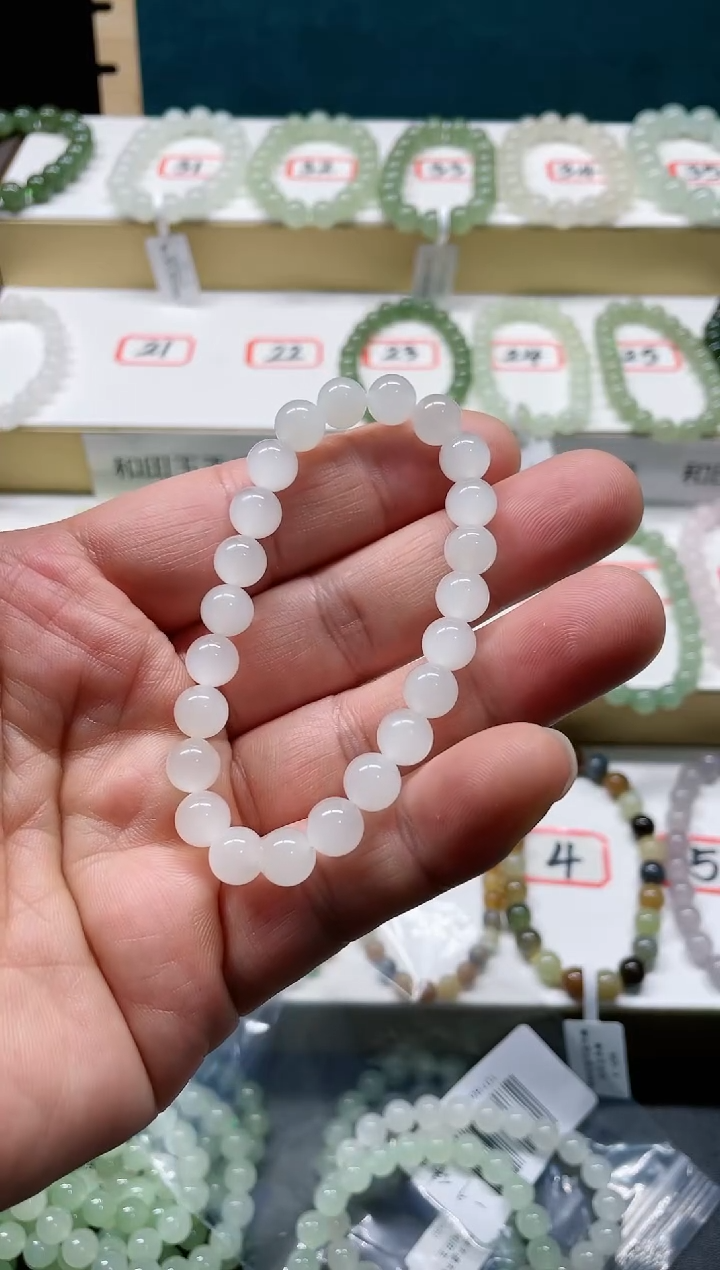【闪购商品】和田玉手链未镶嵌BS8.0