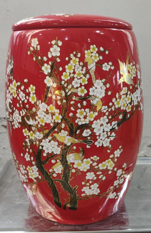 时时报喜红色米缸20斤装