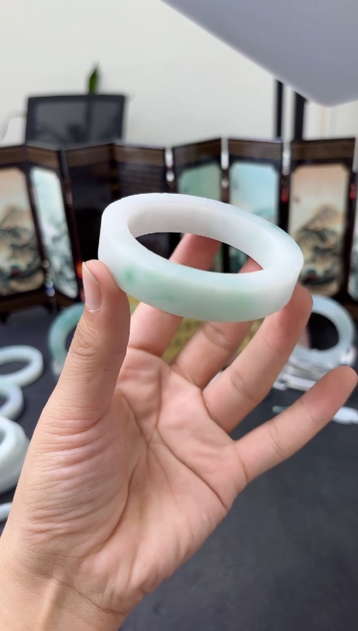 未镶嵌手镯定制翡翠辰***1手镯