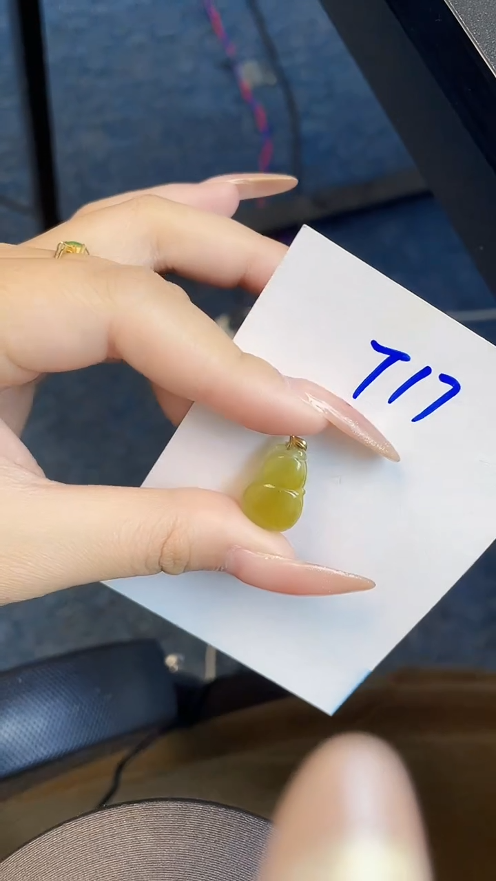 【闪购商品】翡翠颈饰18K金镶嵌00000000