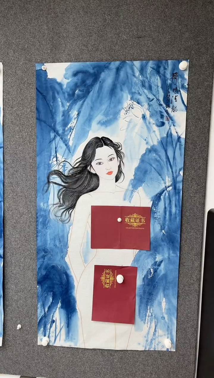国画刘俊老师四尺