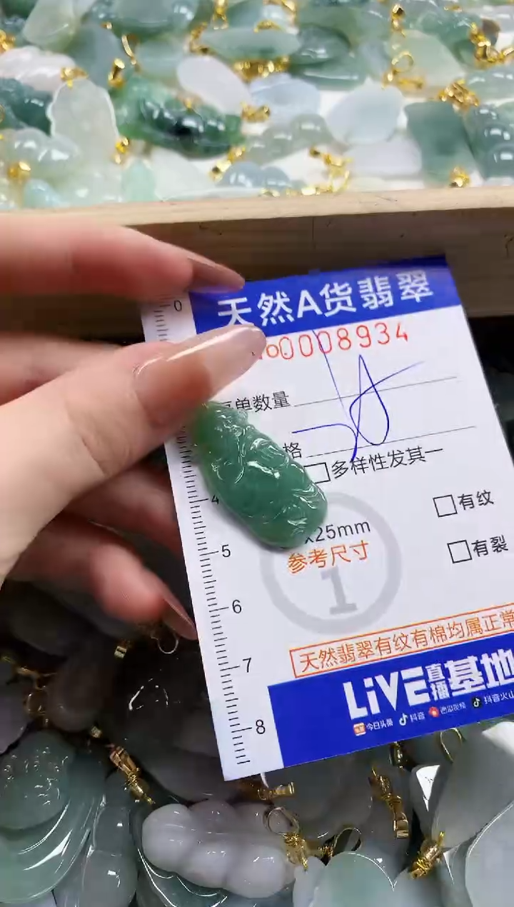 颈饰未镶嵌翡翠天然A货翡翠