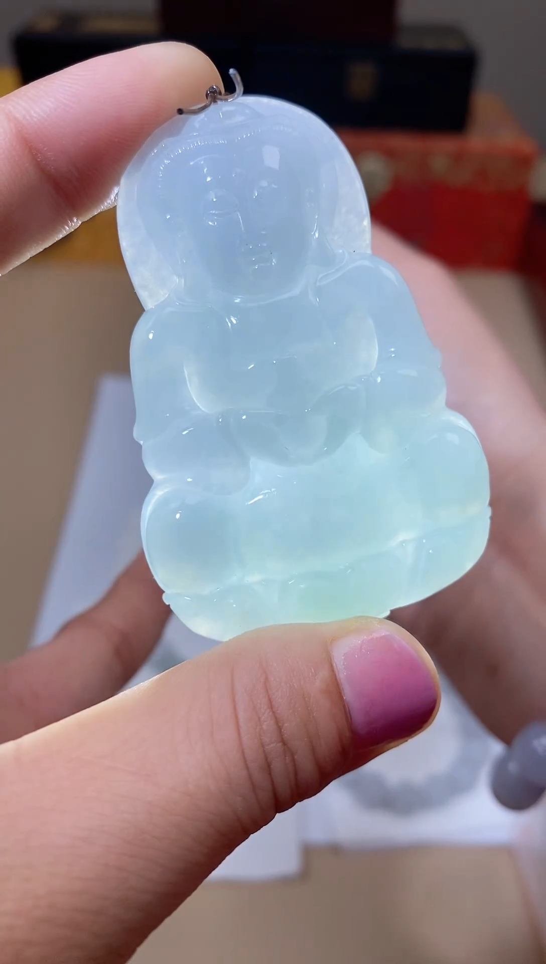 【闪购商品】翡翠颈饰未镶嵌天然A货翡翠