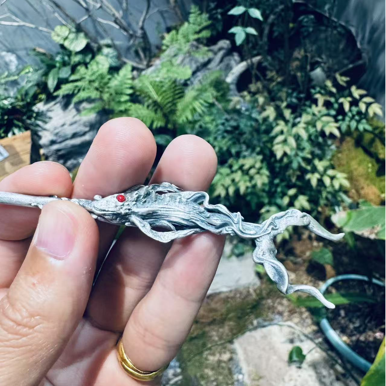 境秋 银鲲茶挑壶插中式精致手工艺茶道