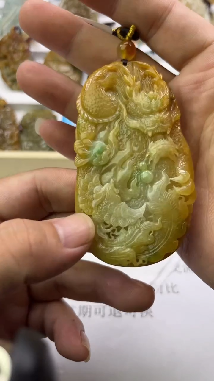 翡翠未镶嵌吊坠(不含链)天然翡翠